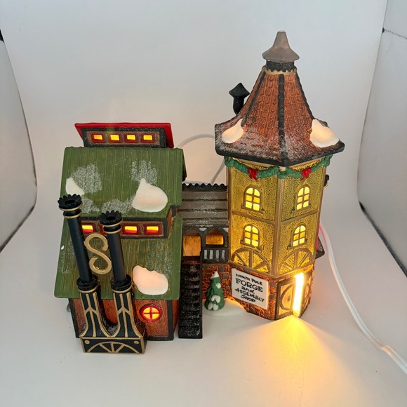 Department 56 Other - Department 56 North Pole Series Elf Forge & Assembly Shop Missing Flag